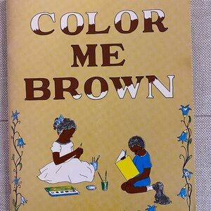 Vintage Color Me Brown Coloring Book